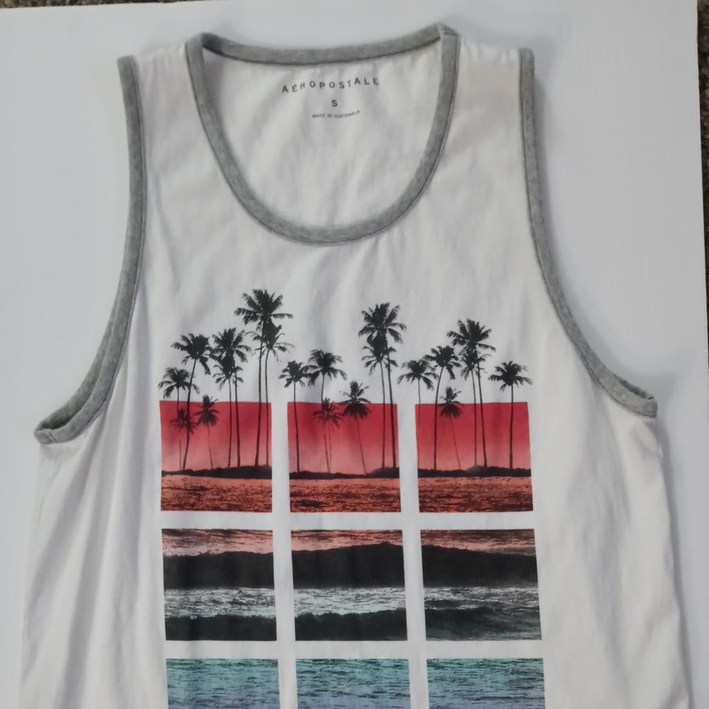 Men's Small Aeropostale Tank Top, Smoke Free Home